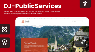 DJ-PublicServices - the WCAG website Quickstart for Joomla 4